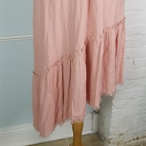 PAIGE Aylin Sleeveless Asymmetrical Ruffle Dress S - Picture 6 of 15
